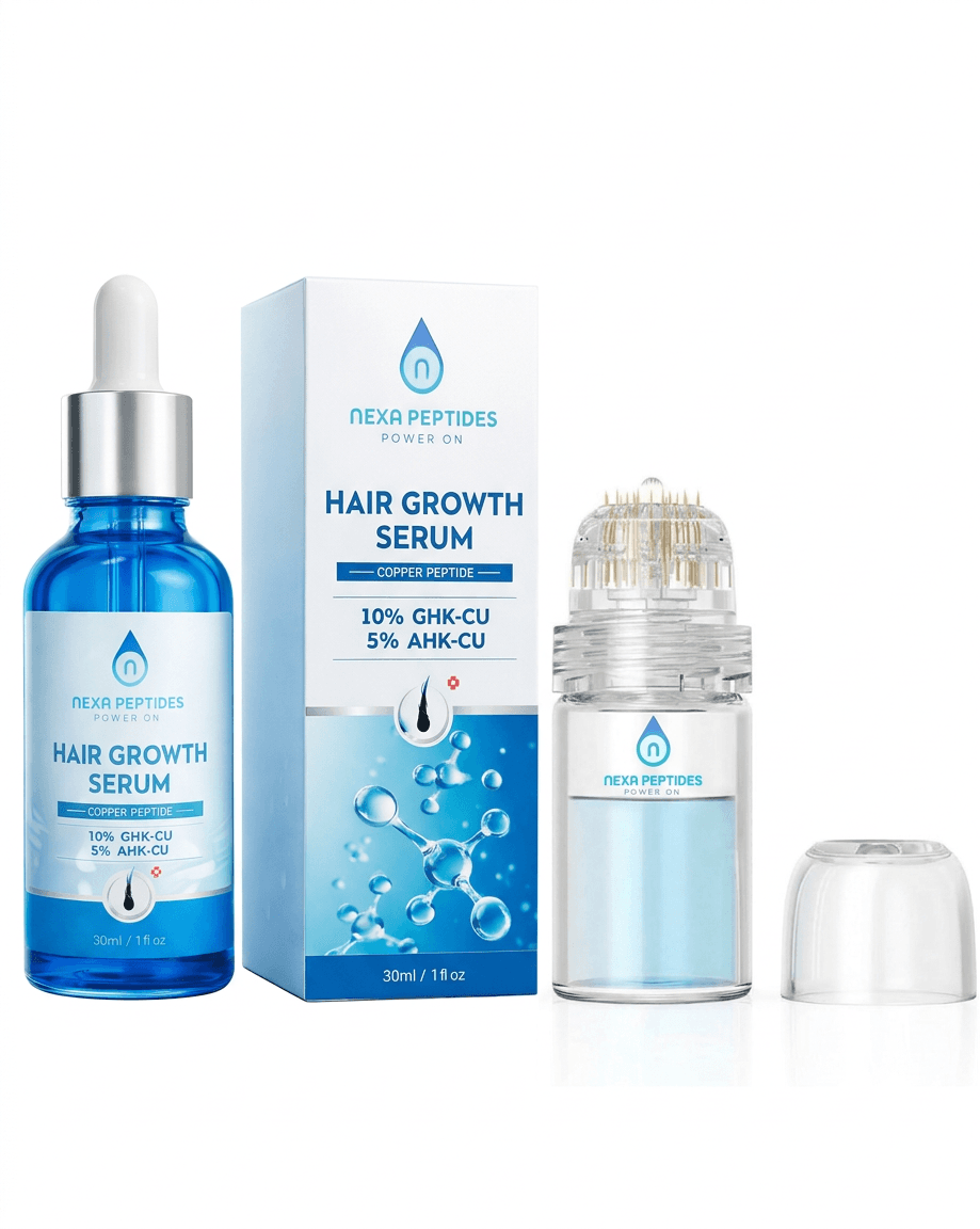 GHK-Cu / AHK-Cu Hair Serum W/ Micro-Needle Kit